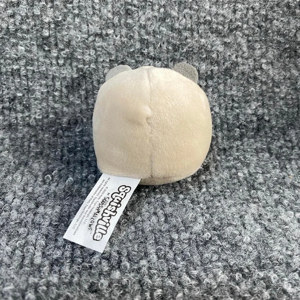 SQUISHVILLE WESLEY WOMBAT GREY MICRO SV STUFFED PLUSH TOY